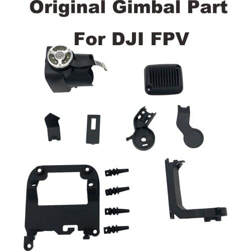 Original DJI FPV Gimbal P Shaft Arm Camera Vibrantion Absorbing Board Gimbal Front Shell with Motor Front Cover Replacement