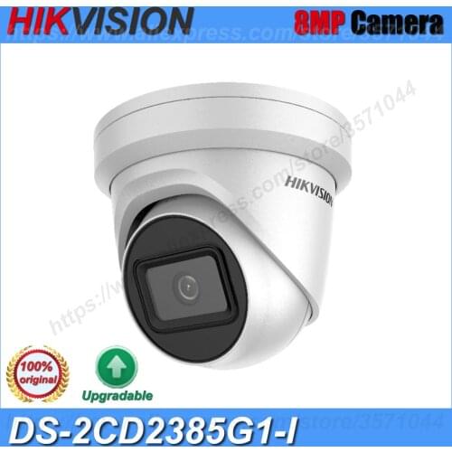 Original Hikvision IP camera DS-2CD2385G1-I 8MP IP Dome Security Camera H.265 HD CCTV POE WDR Camera Face Detect Darkfighter