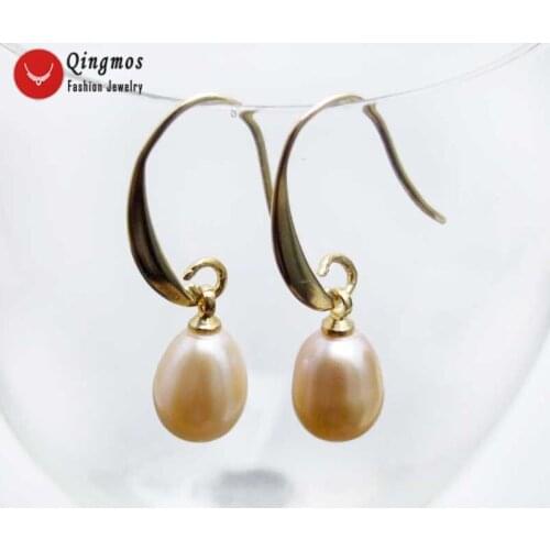 Qingmos Women's Gold Earrings