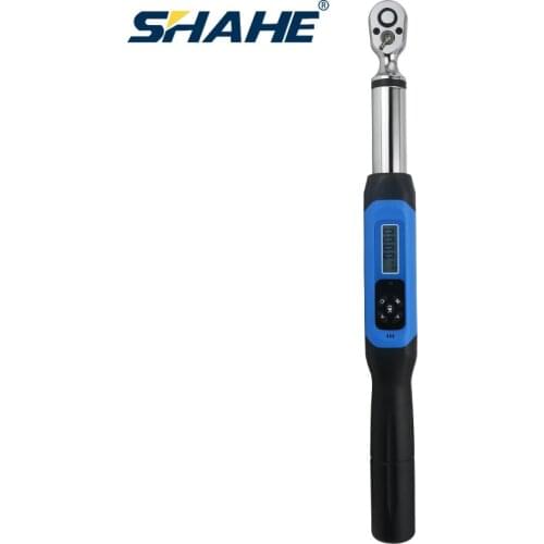 Shahe1/2'' Electronic Torque Wrench Double-side Bidirectional ratchet head adjustable torque wrench digital AWJ4