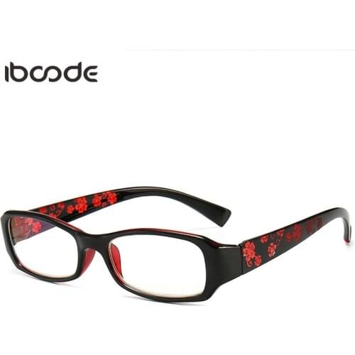 Iboode Women Retro Reading Glasses Trendy Printed Presbyopia Eyeglasses Ladies Antifatigue Computer Reading Glasses +1.0 to +4.0