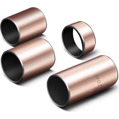 Self-lubricating Bearings Oil Bearing Bushing Sleeve White Zinc/Copper Zinc Inner Diameter 10/12/14/15mm