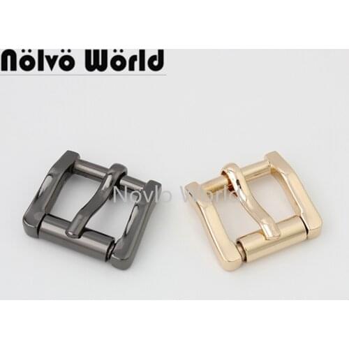 10-50 pieces 4 colors 23*21mm 15mm 5/8" inner metal pin buckle for backpack suitcase strap adjustment hooks clasp craft hardware