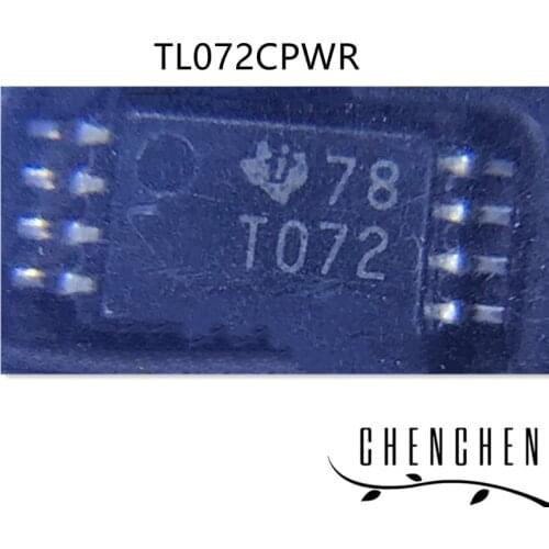 10pcs/lot TL072CPWR T072 TSSOP8 100% New origina