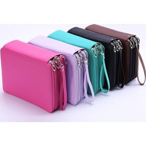 184 Holes School Pencil Case Large Penal Pencilcase for Girls Boys Pen Bag Big Stationery Cartridge Box Kit Penalty Art Supplies