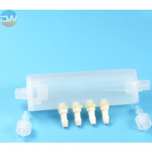 Inkjet printers parts white Ink Circulation Splitter Ink Circulation Buffer Bottle for XP600/4720