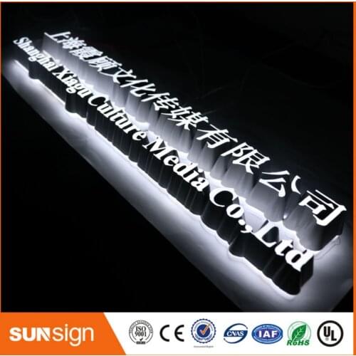 3D Acrylic LED Letters Advertising Business Signs custom