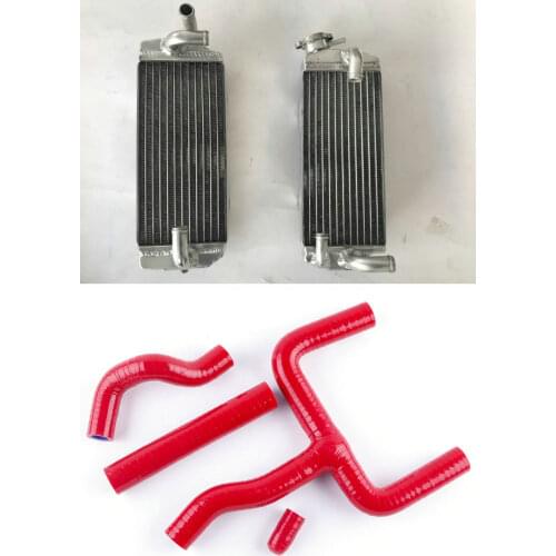 Aluminum Radiator + Silicone Hose For Beta RR RR250/RR300 2T Racing Enduro Race Edition 2 Stroke 2013-2015 Left & Right Side
