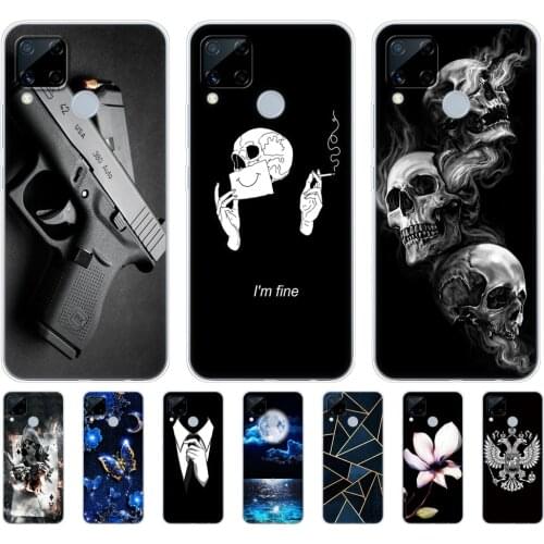 For Realme C15 Case Soft touch Silicon TPU Back For OPPO Case RMX2180 C 15 Realme C15 Phone Cover Coque Capa Funda 6.5inch bags