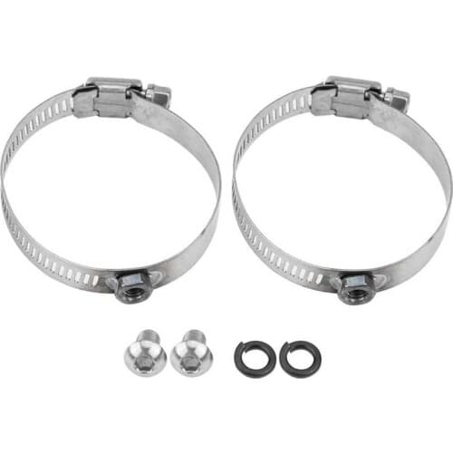 Motorcycle Exhaust Middle Pipe Heat Shield Link Tube Protector Cover Heel Guard