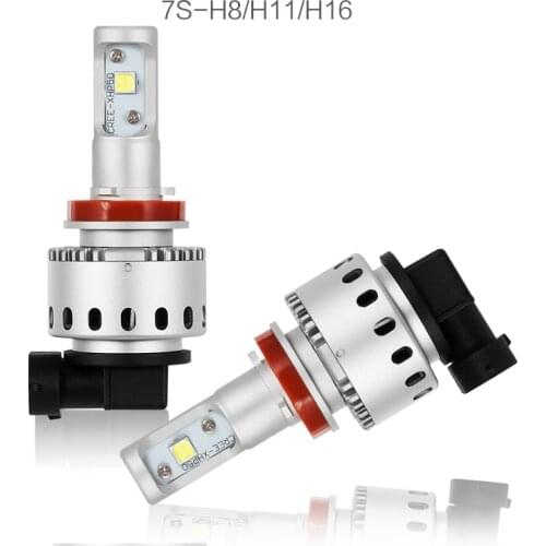 LDDCZENGHUITEC Car led headlight 7S led cree chip DC12V-DC24V H8/11/16