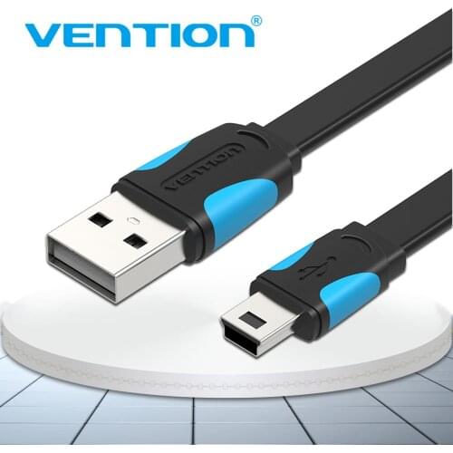 Vention Mini USB Cable Mini USB to USB Fast Charging Data Cable For Cellular Phone Digital Camera HDD MP3 MP4 Player Tablets GPS
