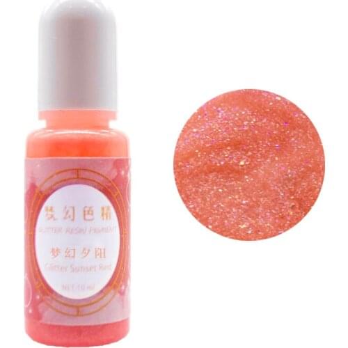 Multicolors Flashing Epoxy UV Resin Adhesive Glue Crystal Dye Pigment Handmade DIY Jewelry Making Crafts