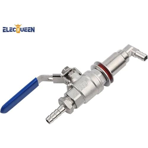 Stainless Steel homebrew Weldless Kettle ball Valve Kit, 1/2"BSP,with Quick Disconnect Set and bulkhead assembly