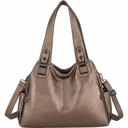 New High Quality Soft Leather Women Handbags Ladies Crossbody Bags for Women Luxury Designer Tote Bag High Capacity Shoulder Bag