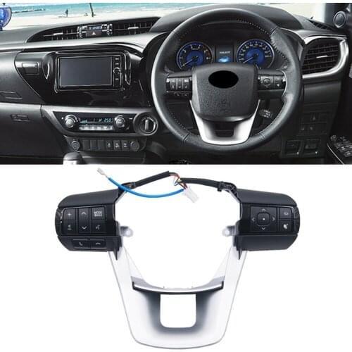 Audio Mode Control Switch Multifunctional Steering Wheel 84250-0E120 for Toyota Hilux Revo Rocco Fortuner 2015-2020