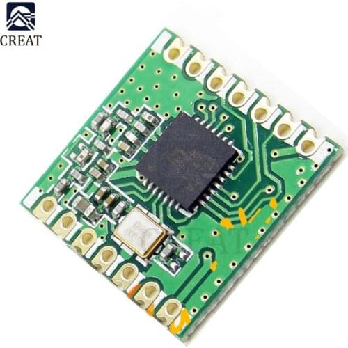 RFM69CW HopeRF 433Mhz Wireless Transceiver Temperature Sensor Module FSK Low Power Module With RFM12B Compatible Footprint
