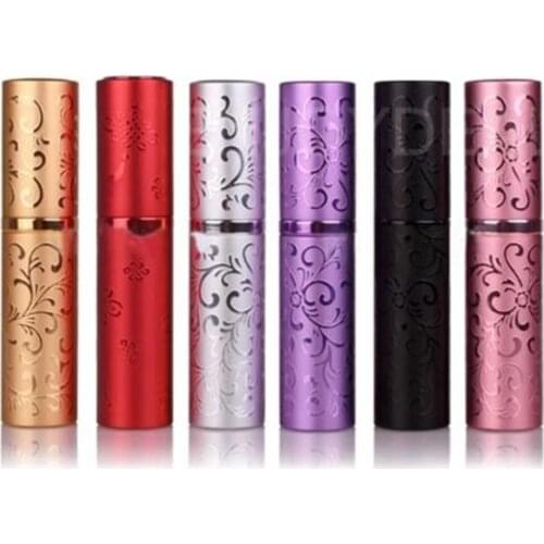 1pcs 10ml Rattan Pattern Canbe Filled With Portable Perfumebottle And Traveler Auminum Spray Atomizer Empty Perfume Bottle Box