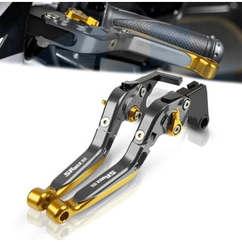 Motorcycle Clutch Brake Lever Accessories Extendable Adjustable Foldable Levers For APRILIA SR MAX 300 2011-2016 2015 2014 2013
