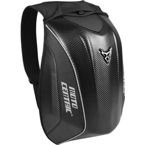 4 Colors 2019 New Carbon Fiber Motorcycle Backpack Riding Bag MC Backpack Rider Leisure Motocross Waterproof Hard Shell Moto Bag