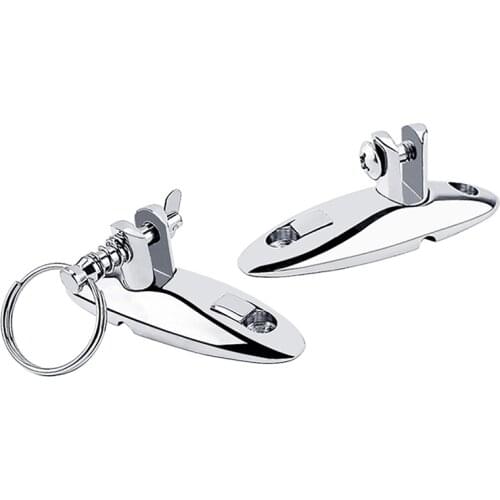 Stainless Steel 316 Heavy Duty 360 Degrees Swivel Quick Release Boat Bimini Top Deck Hinge Marine Hardware Accessories