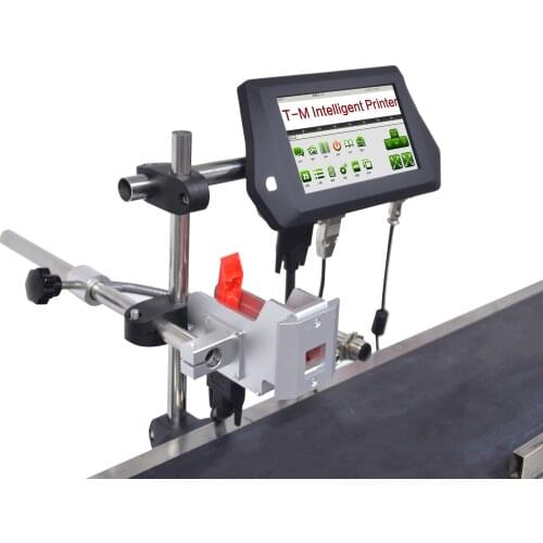 Smart handheld portable mini inject printer inkjet expire date hand printing logo machine on plastic cup