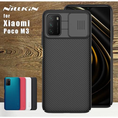 Nillkin Camera Protection case for Xiaomi Poco M3 Case Back Cover Camshiled Protective Cases for Xiaomi Poco M3
