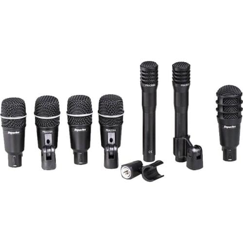 100% Original Superlux DRKA5C2 Drum Microphone set 7 Kit Instrument Microphone