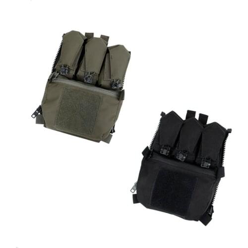 2021 New Style FPC Tactical Vest Zipper Back Panel Pouch Bags 500D Cordura TMC3549