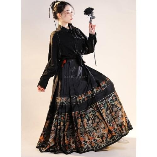 2021 women chinese hanfu ming dynasty costumes ancient hanfu robe chinese traditional clothes stage fairy performance costume