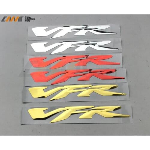 3D Motorcycle VFR Logo Sticker Case for HONDA VFR400 VFR800 VFR1200 (VFR) Badge