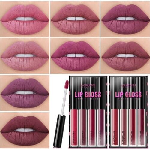 4 Lip Gloss Sets Lasting Moisture Waterproof Lip Makeup Private Label Cosmetics Lip Gloss Wholesale