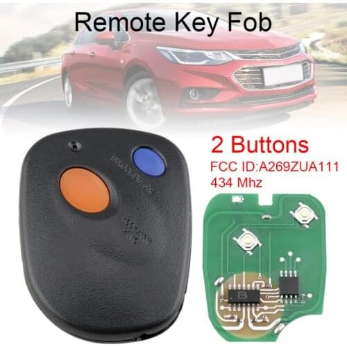 434MHz 2 Buttons Smart Car Remote Key A269ZUA111 Fit for 2000 2001 2002 2003 2004 Subaru Outback