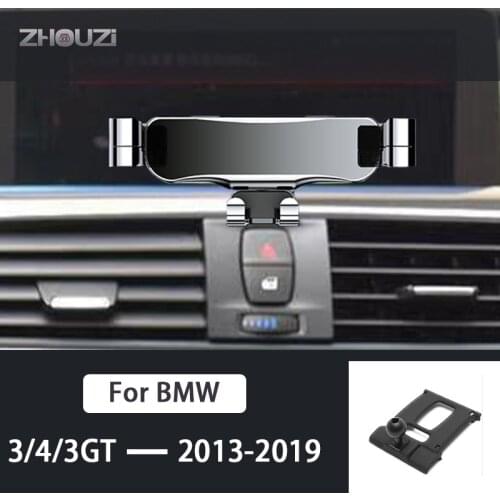Car Mobile Phone Holder Mounts Stand GPS Gravity Bracket For BMW 3 4 Series 3GT F30 F31 F34 F35 F36 F82 2013-2019 Accessories