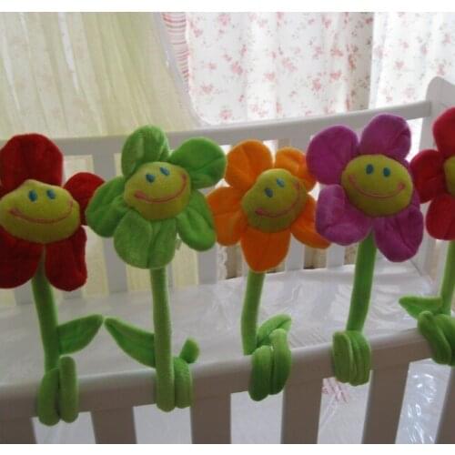 Free shipping Baby toy for012 months high quality baby bed hanging car hanging sunflower colorful cloth home Decoration brand
