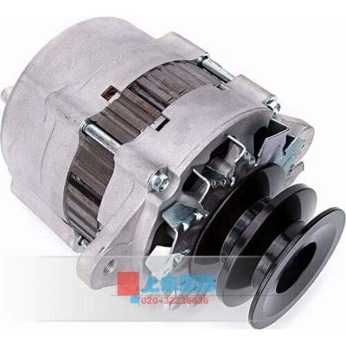 Free shipping R210-5/375-7/215-7 Generator Modern D6BT Engine Motor 24V70A excavator parts