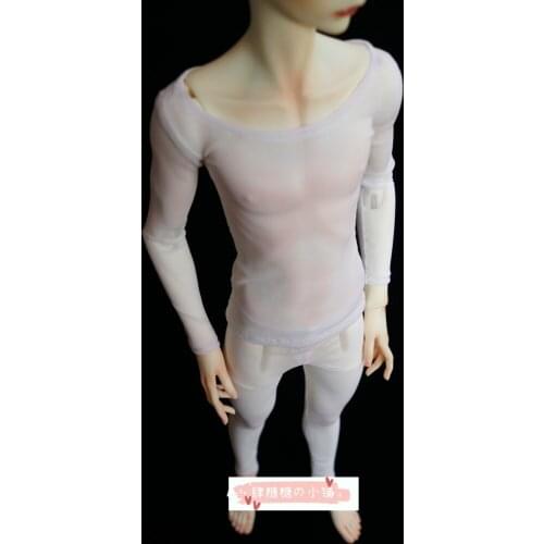 BJD doll 4 points 3 points uncle BJD.SD.DD doll clothes white mesh leash pants stain proof 1/3, 1/4