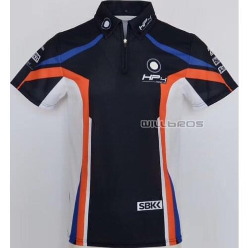 Quick Dry Short Sleeve For BMW Motorcycle Motorrad Motorbike Scooter Cycling Mens Polo Shirt Motocross Jersey