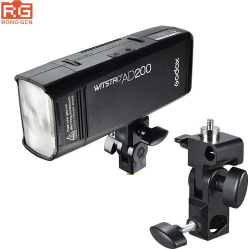 Godox AD-E Flash Speedlite Holder with 1/4" Screw On The Top to Hold Godox AD200 TTL 2.4G HSS 1/8000s Pocket Flash Light