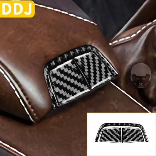 For BMW 6 Series E63 E64 2004 2005 2006 2007 2008 2009 2010 Car Center Armrest Box Storage Pull Switch Carbon Fiber Stickers