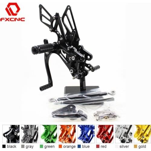 FOR Honda CBR600RR CBR 600 RR 2009-2019 2010 11 12 CNC Aluminum Adjustable Motorcycle Rearset Rear Set Foot Peg Pedal Footrest