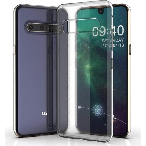 For LG V60 V 60 lgv60 ThinQ 5G 6.8" Ultra Thin Soft TPU Silicon Gel Transparent Camera Protect Case Back Cover