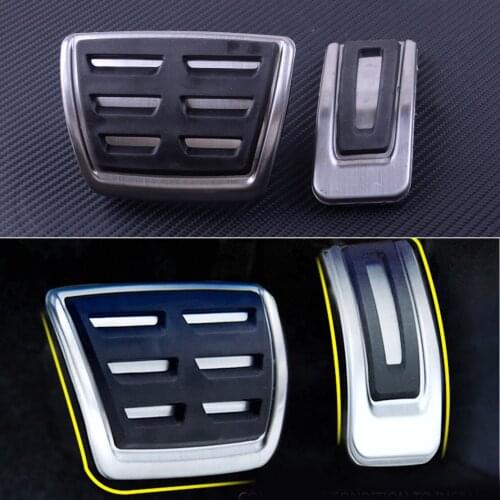DWCX 2pcs Brake & Gas Pedal Pad Caps Covers 5G1064205 Fit For VW Golf MK7 E-Golf Touran Tiguan MK2 2018