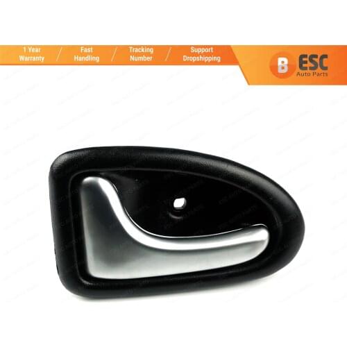 ESC EDP79 Interior Door Handle; Front and Rear Left Doors; Chrome Plated for Renault Clio 2; renault Scenic 1; Renault Trafic