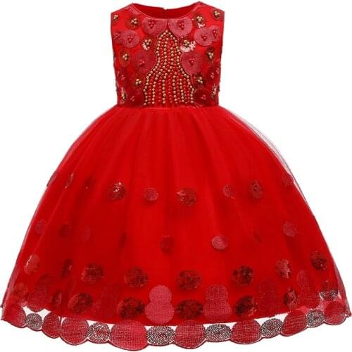 Teenagers Elegant Lace Embroidery Evening Wedding Tutu Princess Dress For Girl Elegant Birthday Party Dress Girl Dress