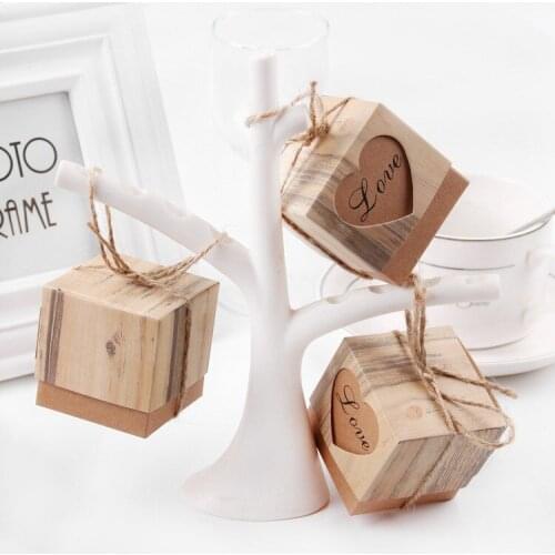 FENGRISE Candy Box Kraft Paper Bags For Gifts Box Goody Bags For Birthday Parties Cardboard Box Baby Shower Packaging