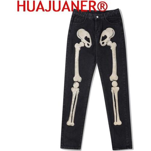 HUAJUANER Straight Jeans For Men