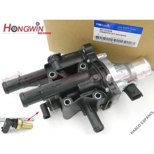 Genuine No. 25192228 Engine Coolant Thermostat Housing Fits Chevrolet Sonic Cruze Tracker Trax 2011-2015 96984103 & 55578419