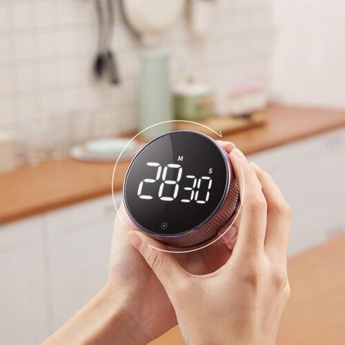 Round timer home kitchen baking countdown student time manager for postgraduate entrance examination