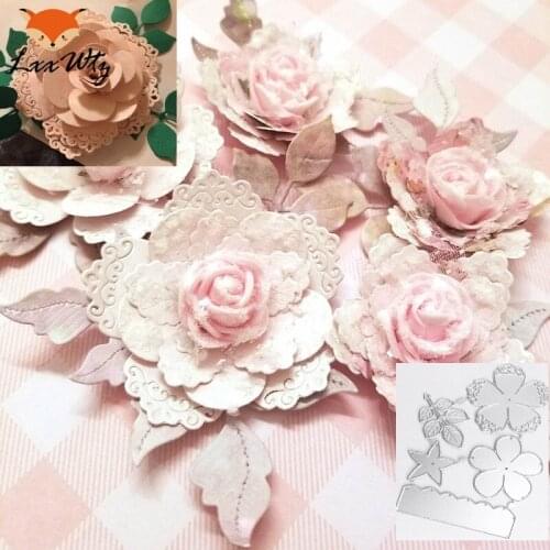 Metal Cutting Dies wealth flower Stencils for DIY Scrapbooking DIY Paper Cards Photo Album Decorative2020